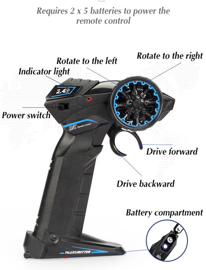 RC Motorcycle Toy – High Speed Electric Racing Bike for Kids