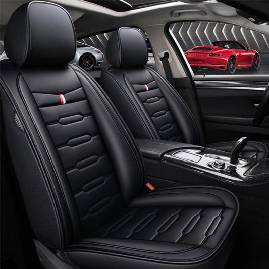 Leather Car Seat Covers - Front Or Back Full Set