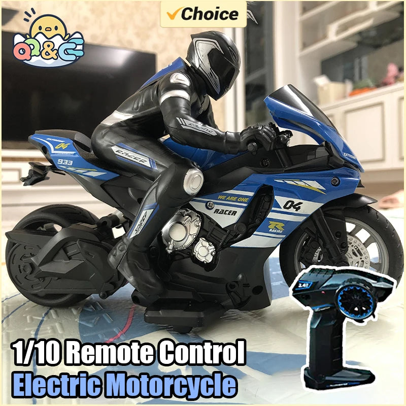 RC Motorcycle Toy – High Speed Electric Racing Bike for Kids