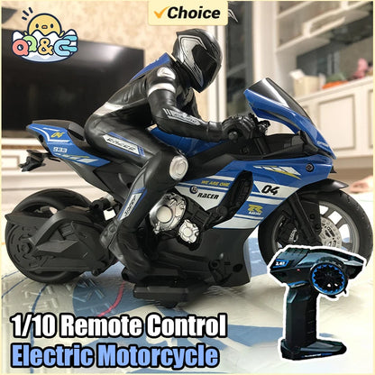 RC Motorcycle Toy – High Speed Electric Racing Bike for Kids