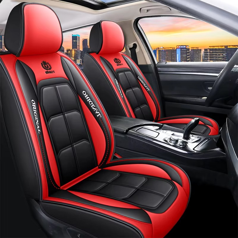 Driver and Passenger Luxury Leather Car Seat Covers